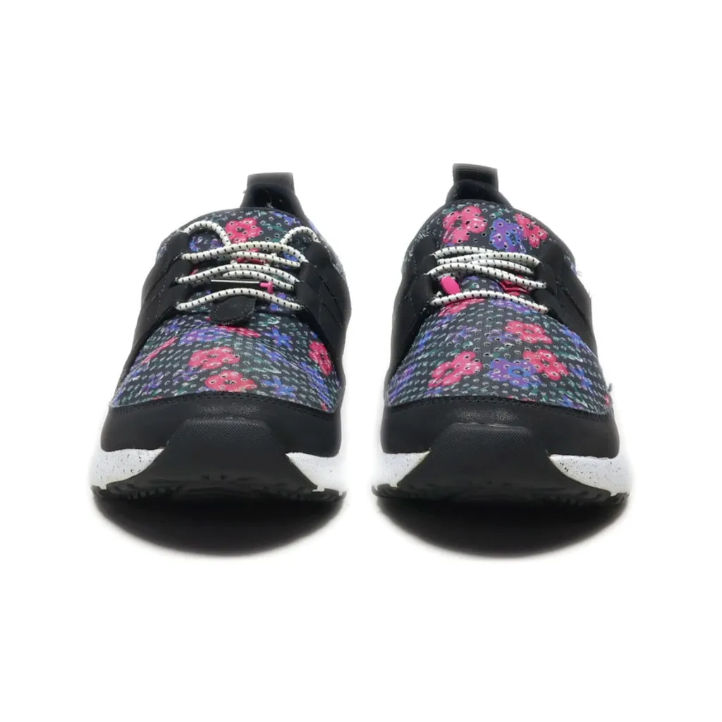 Alegria Sport Shoes Fabric Black Colour For Kids