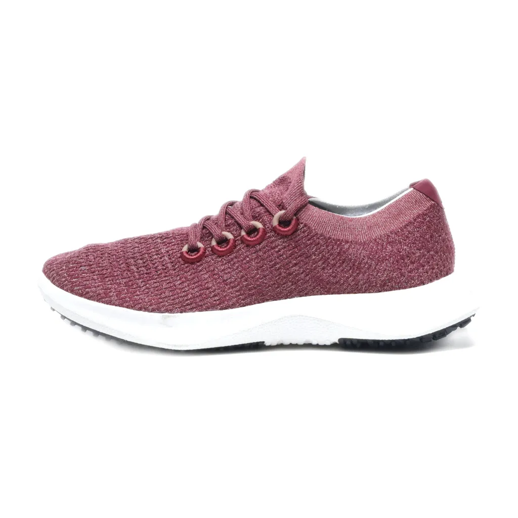 Allbirds Dasher Mizzles Sport Shoes Wool Maroon Colour For Men