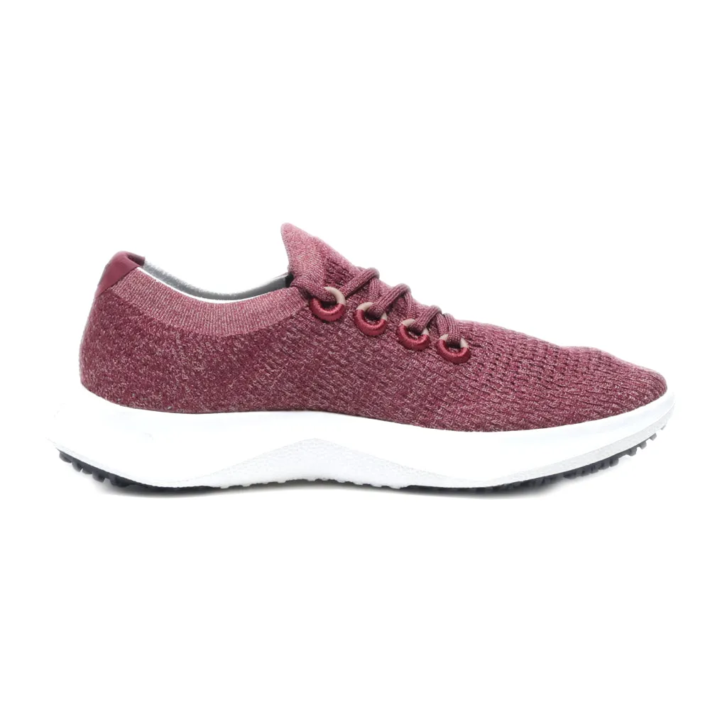 Allbirds Dasher Mizzles Sport Shoes Wool Maroon Colour For Men