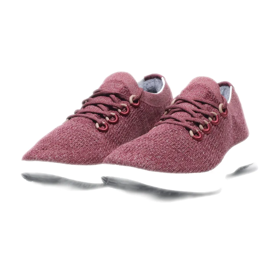 Allbirds Dasher Mizzles Sport Shoes Wool Maroon Colour For Men