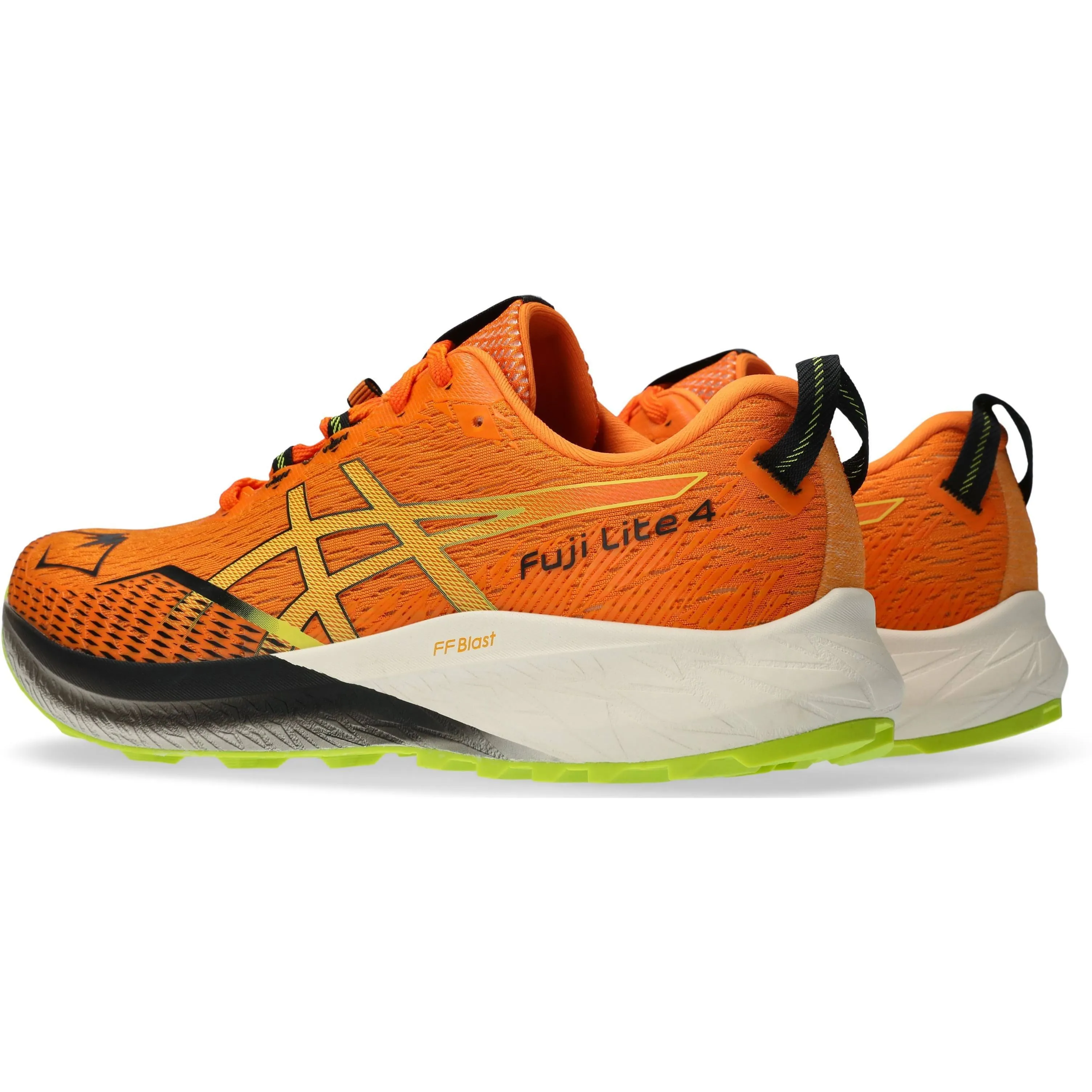 Asics Fuji Lite 4 Mens Trail Running Shoes - Orange