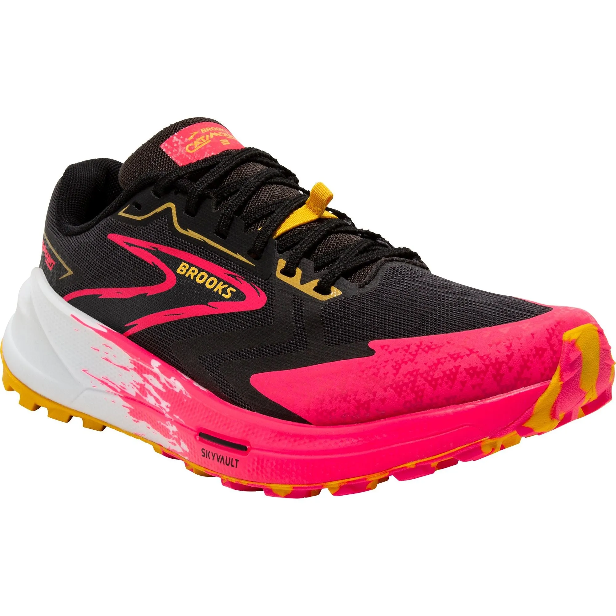 Brooks Catamount 3 Womens Trail Running Shoes - Black