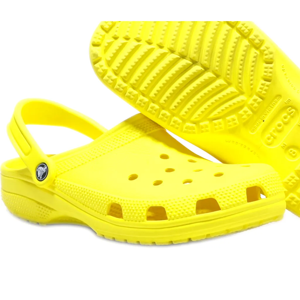 Crocs Classic Clogs Rubber Yellow Colour For Men