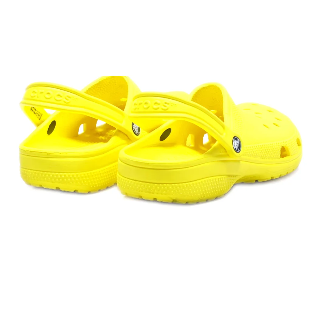 Crocs Classic Clogs Rubber Yellow Colour For Men