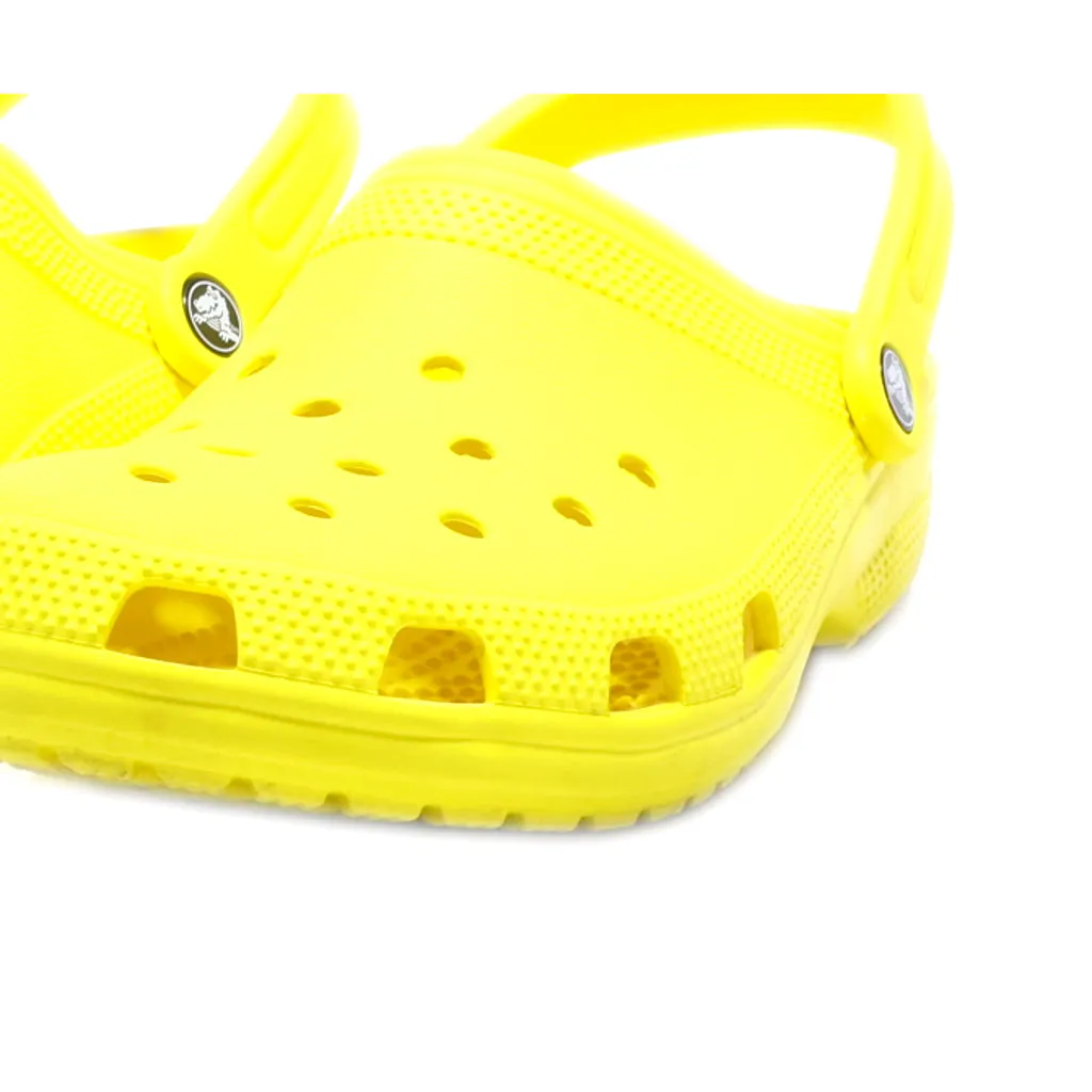 Crocs Classic Clogs Rubber Yellow Colour For Men