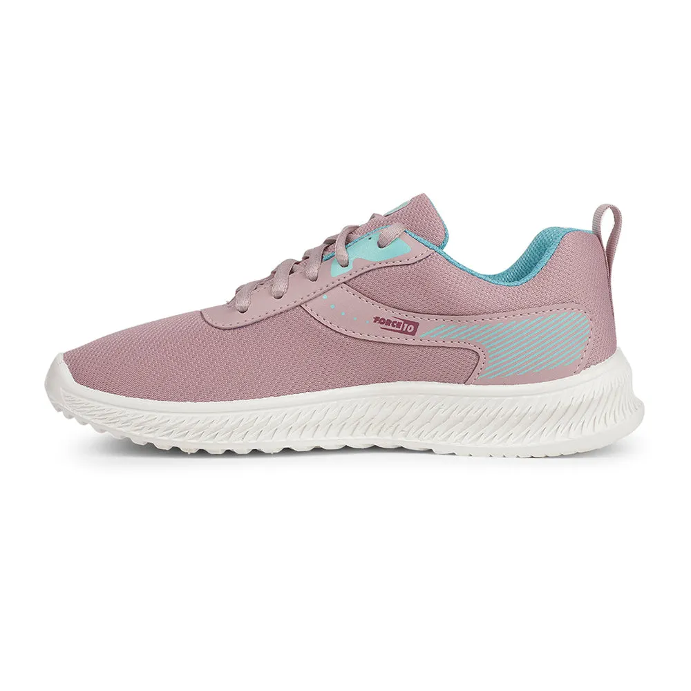 Force 10 Sports Peach Walking Shoes For Women OSLO-20E By Liberty