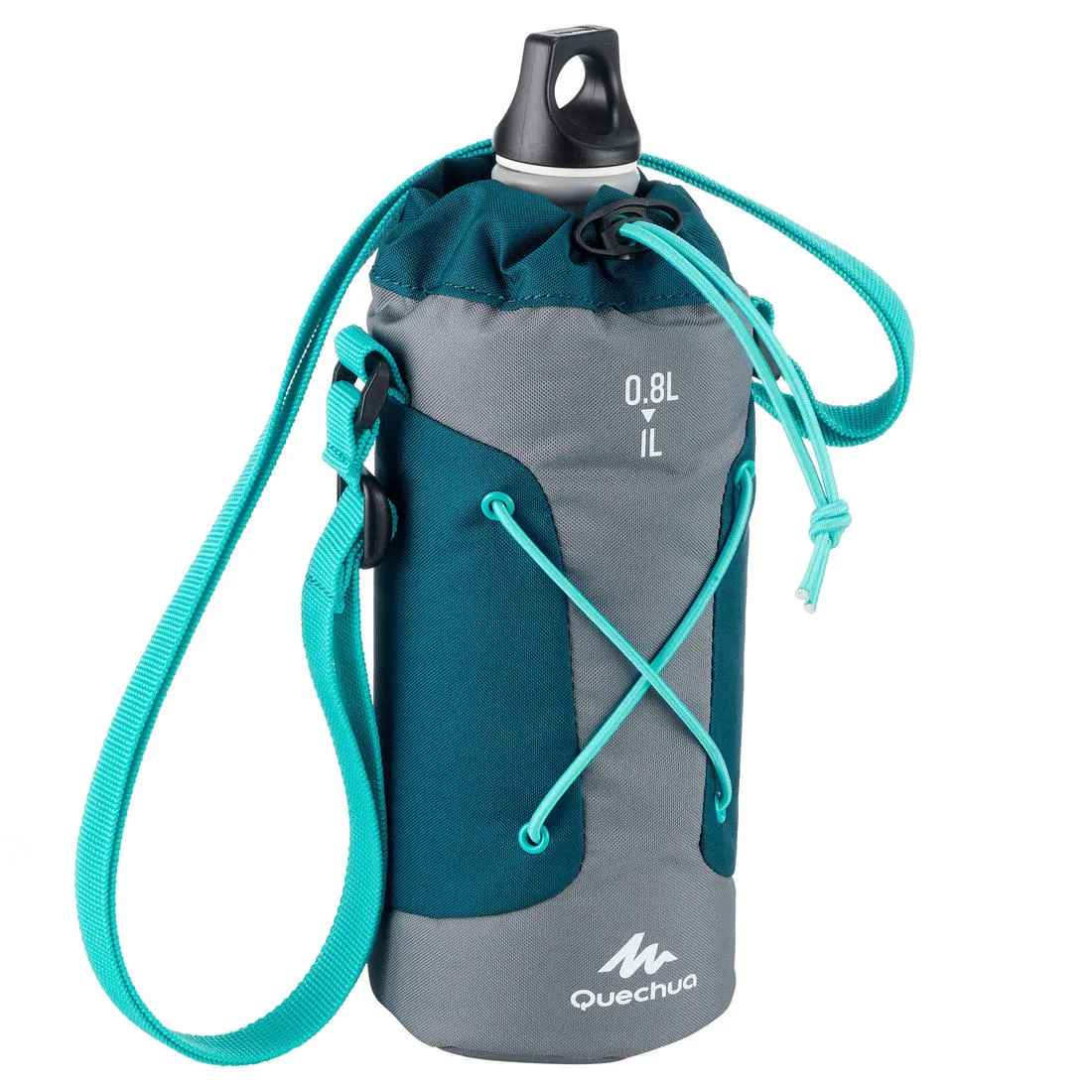 Funda para cantimplora camping y senderismo 0'8-1 Litro Quechua