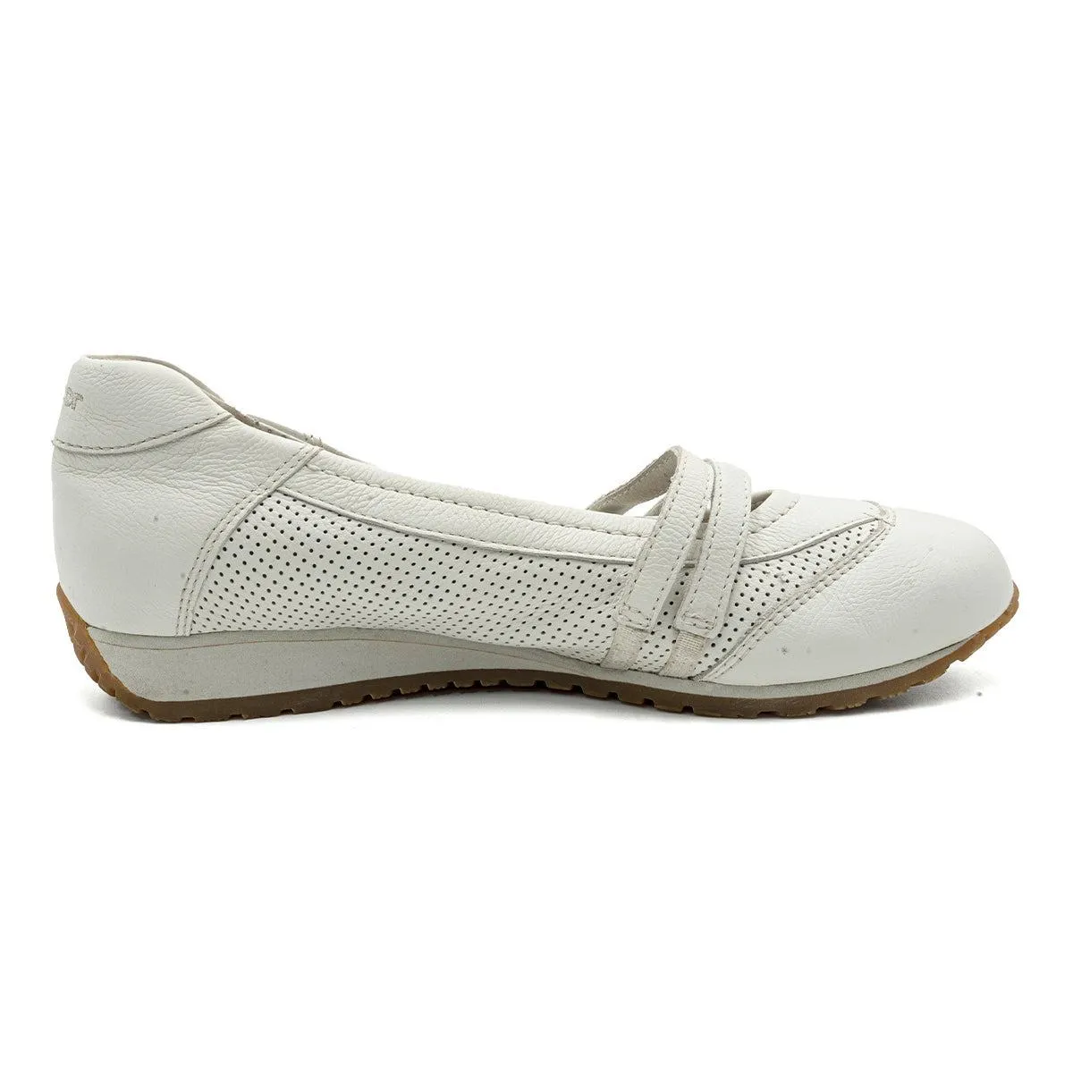 Gabor Easy Walking Sport Shoes Leather White Colour For Women