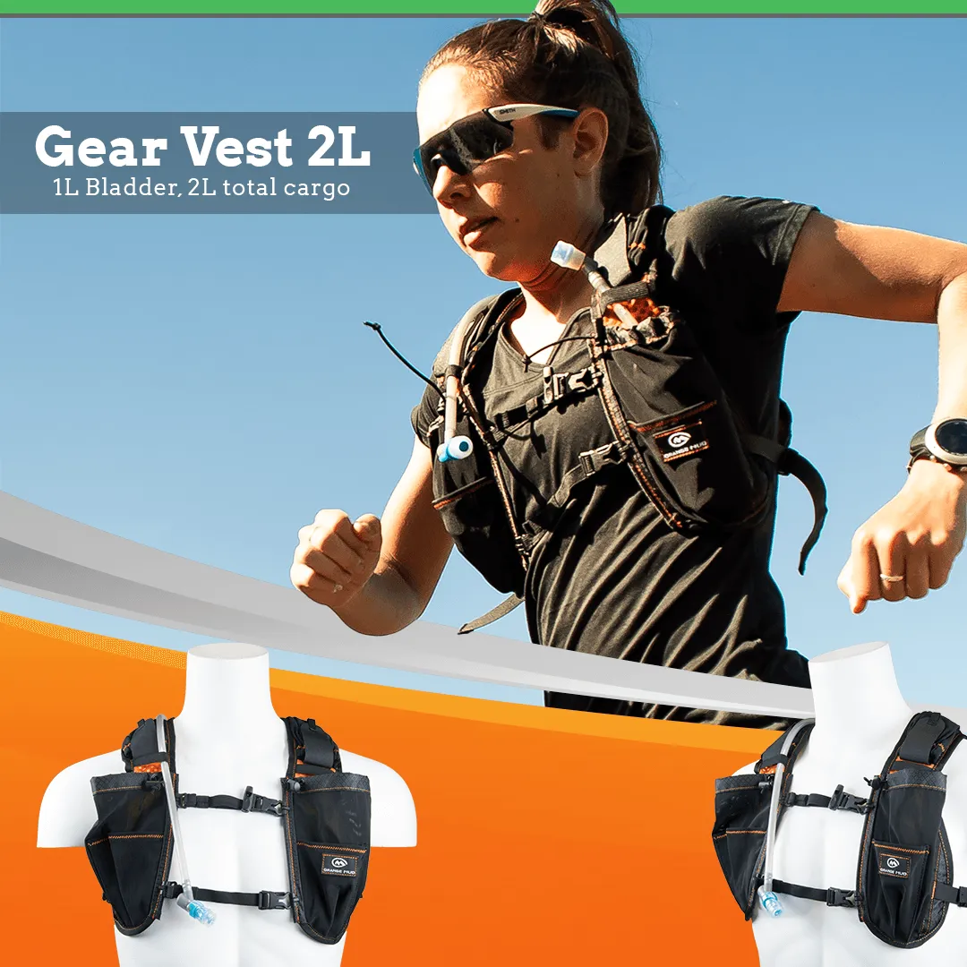 Gear Vest, 2L V2.0: Ideal for running, biking, triathlon