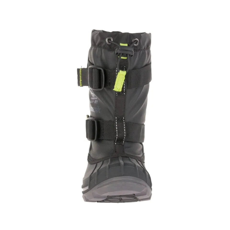 Glacial 4 Kid's Waterproof Snow Boot - Black/Charcoal