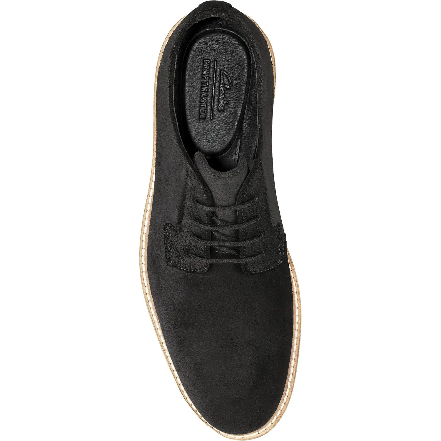 Men's Clarks Ernest Walk Black Suede