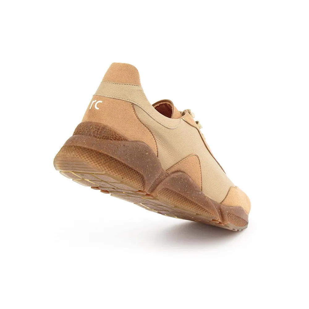 RC Unisex Apple Leather Vegan Sneakers | Beige