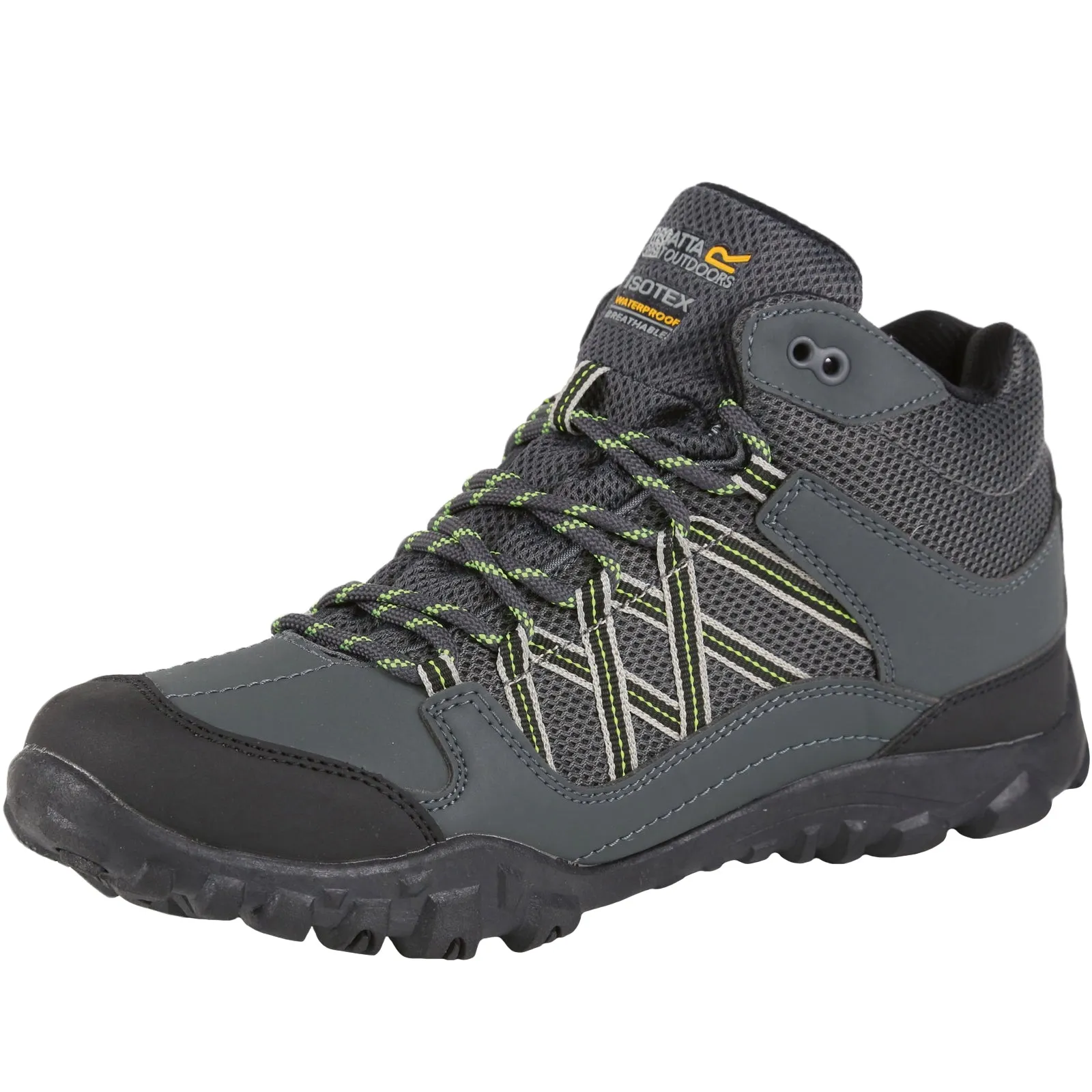 Regatta Mens Edgepoint Waterproof Walking Boots - Grey