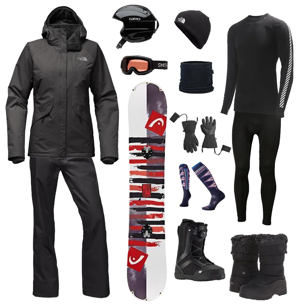 The North Face The Works Package w/ Pants - Women's Snowboard