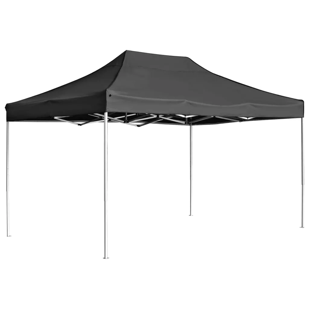 vidaXL Professional Folding Party Tent Aluminium 4.5x3 m Anthracite