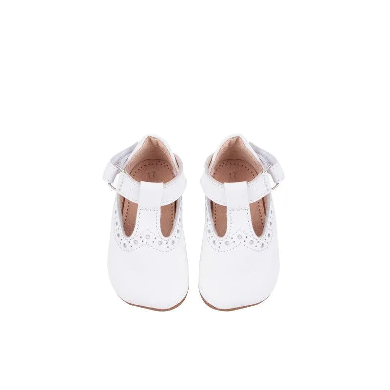 WMK21858 - Baby Mary Janes Shoes White