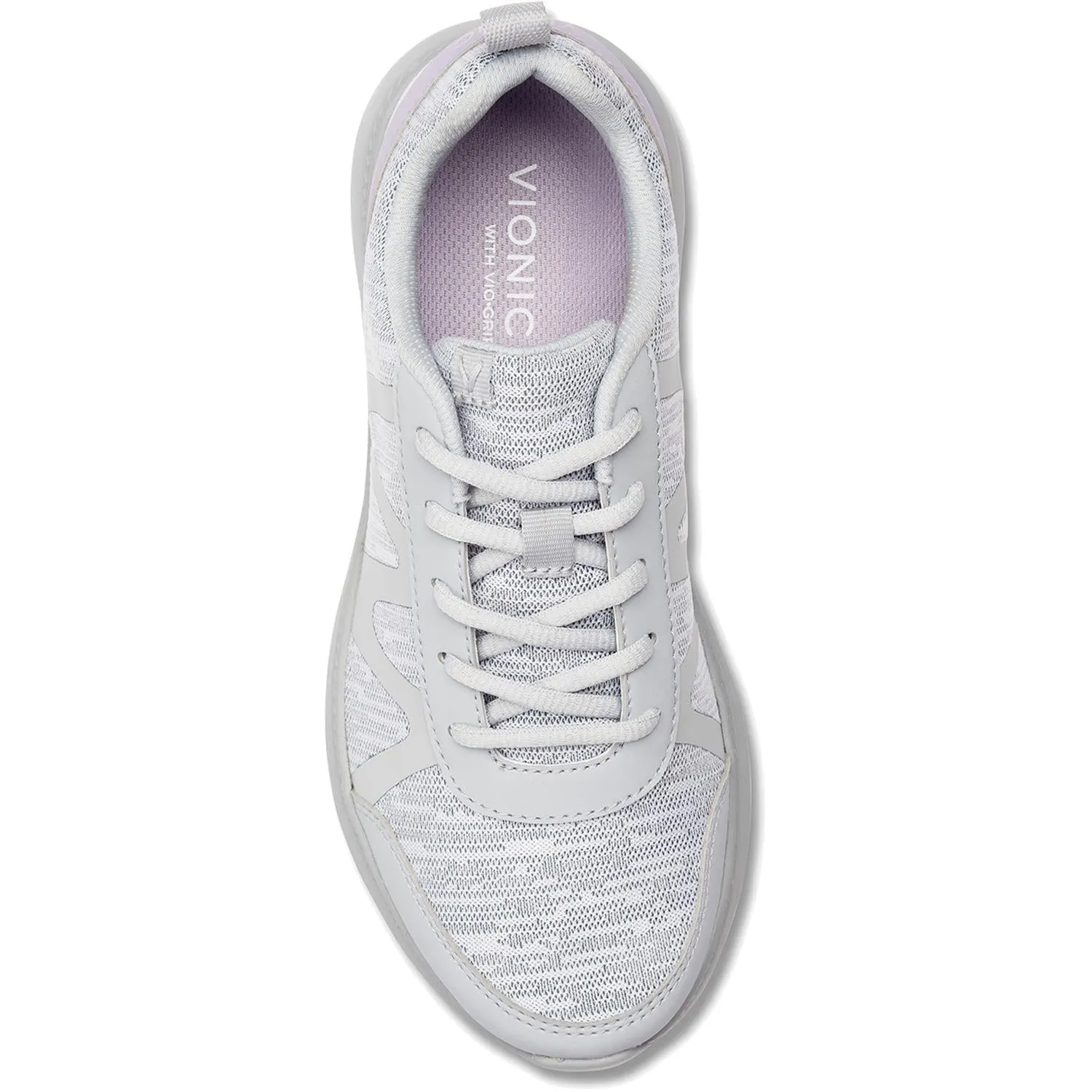 Women's Vionic Kiara Pro Slip Resistant Grey Mesh